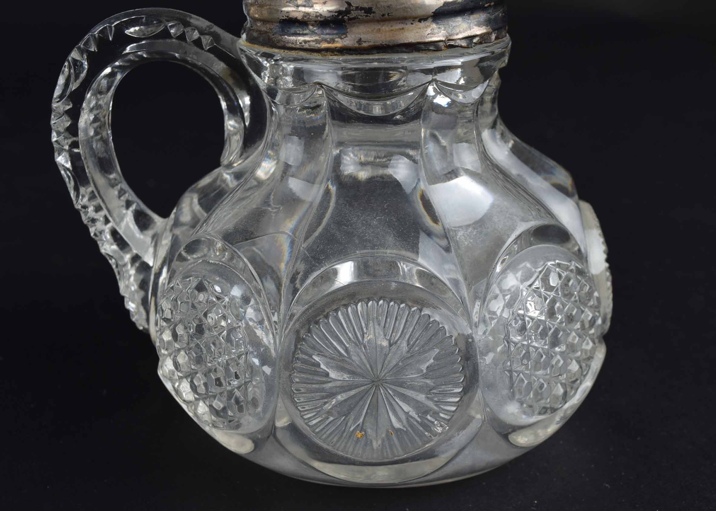 Weighted Sterling Silver and Glass Group