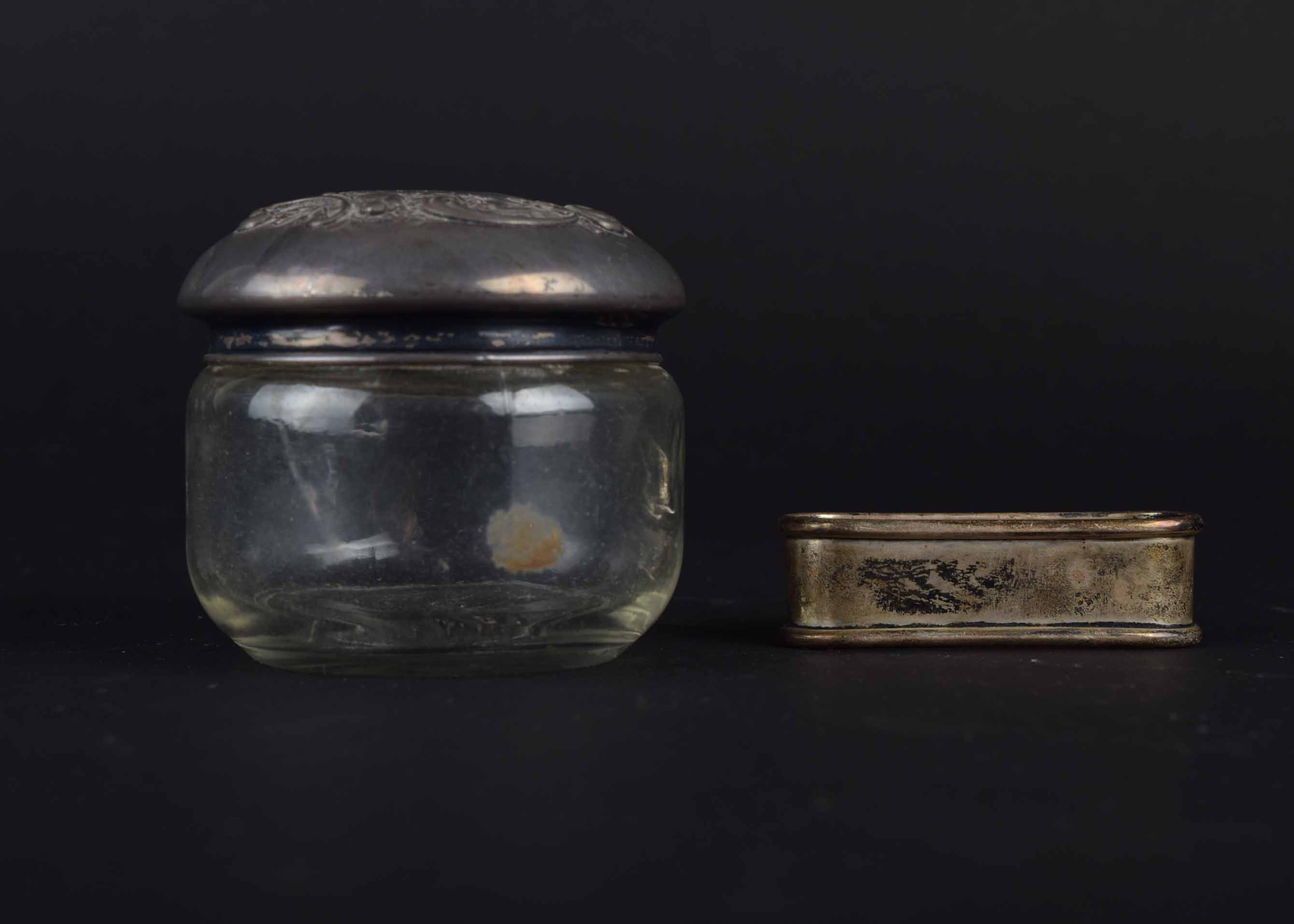 Vintage Sterling Silver Napkin Ring and Gorham Jar Lid