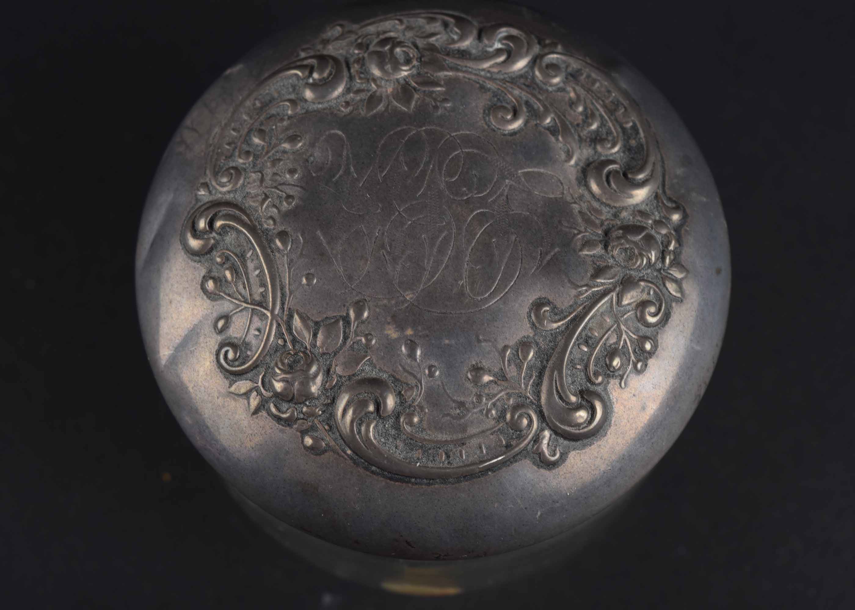 Vintage Sterling Silver Napkin Ring and Gorham Jar Lid