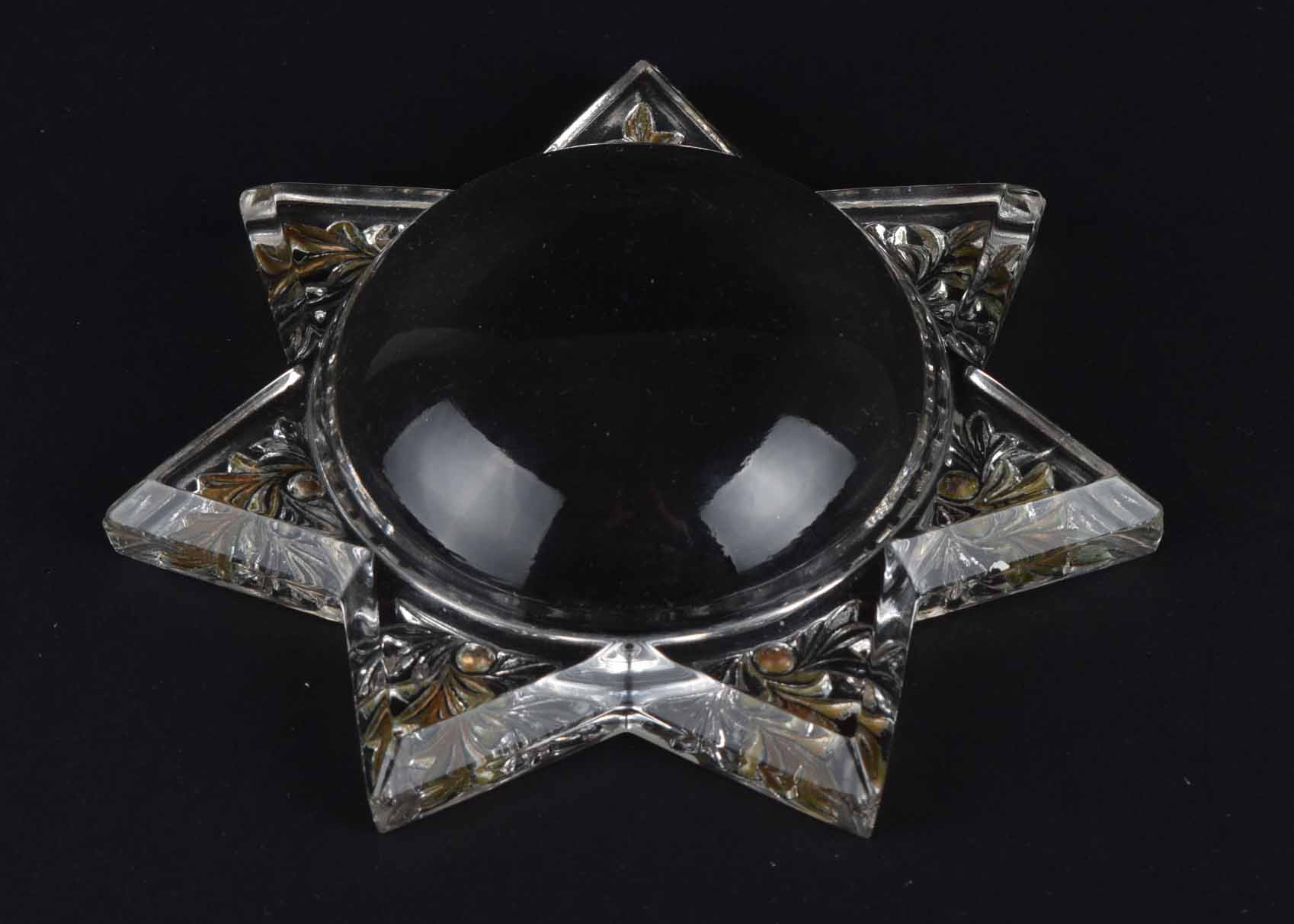 Antique Magnifying Star Paperweight