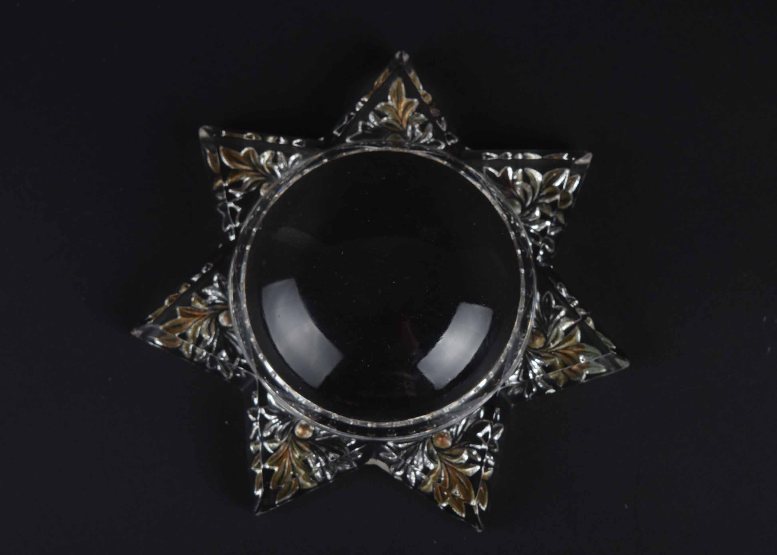 Antique Magnifying Star Paperweight