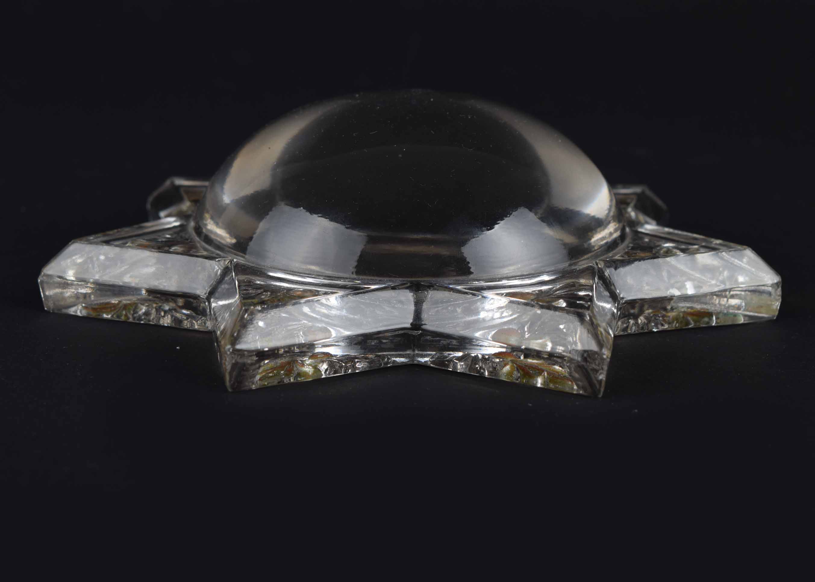 Antique Magnifying Star Paperweight