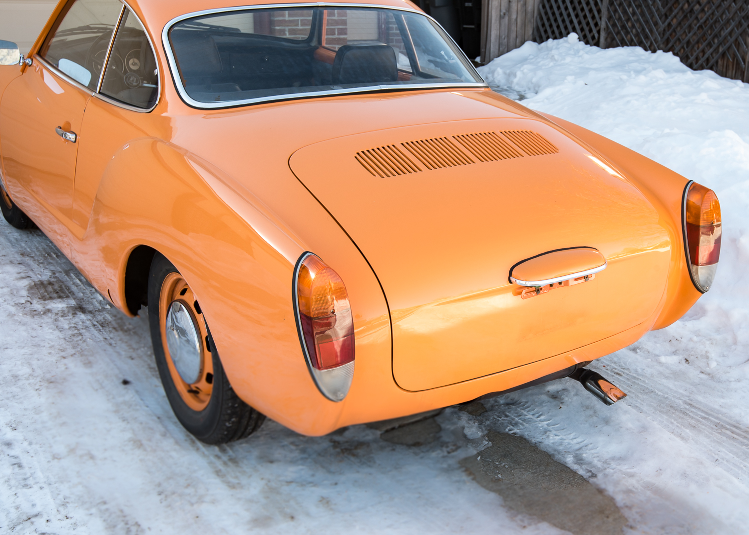 Amber Orange 1973 Volkswagen Karmann Ghia