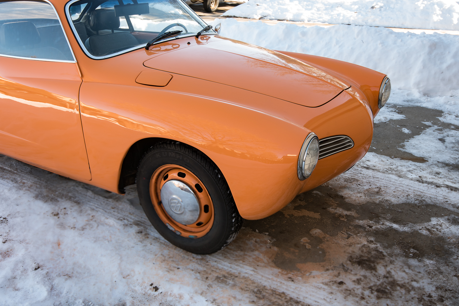 Amber Orange 1973 Volkswagen Karmann Ghia