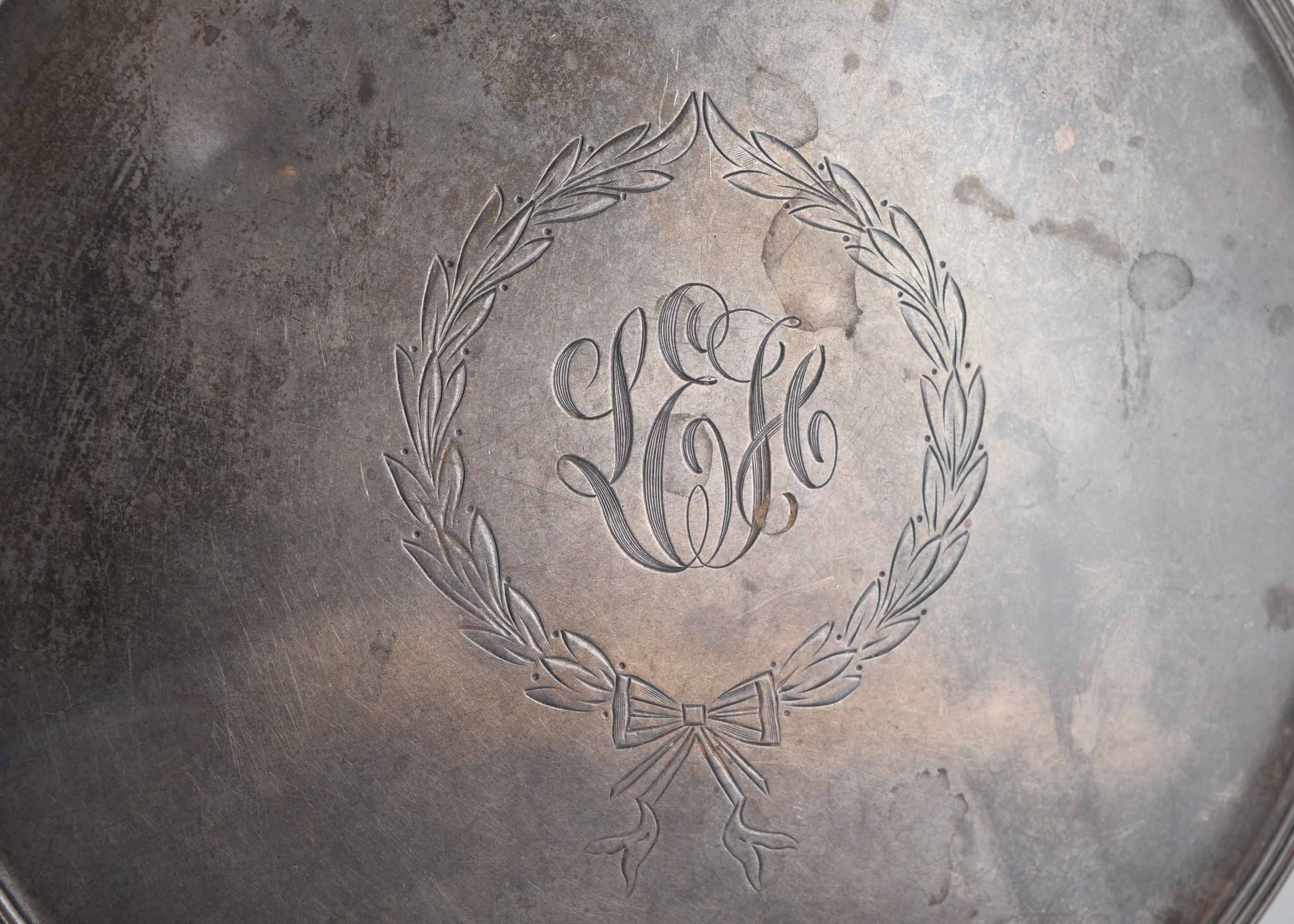 Vintage Sterling Silver Brush and Mirror