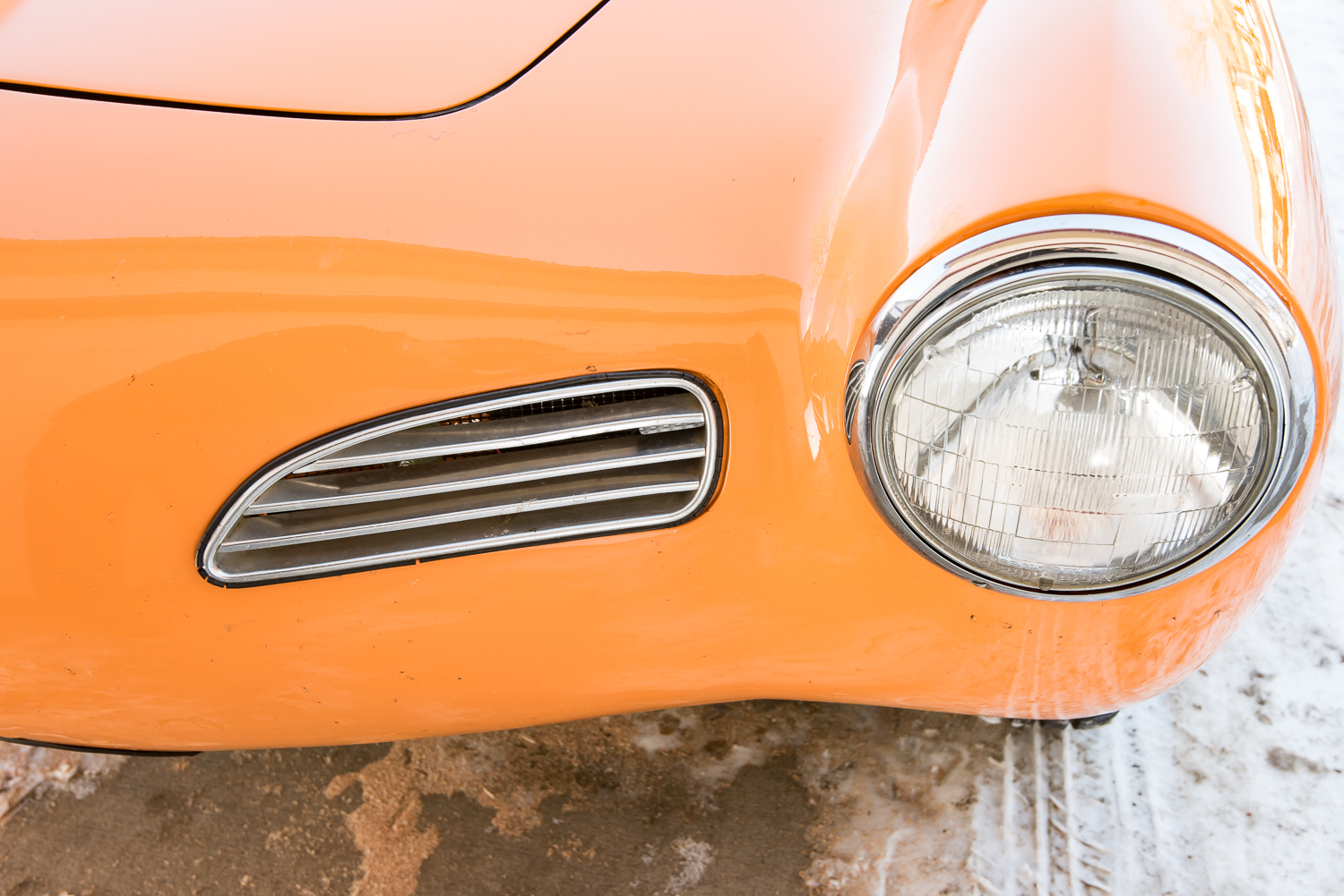 Amber Orange 1973 Volkswagen Karmann Ghia