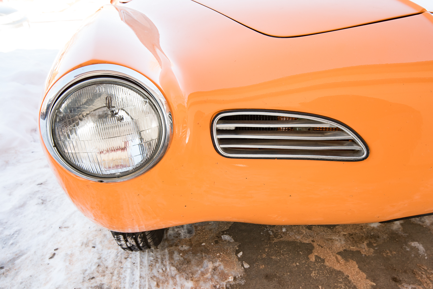 Amber Orange 1973 Volkswagen Karmann Ghia