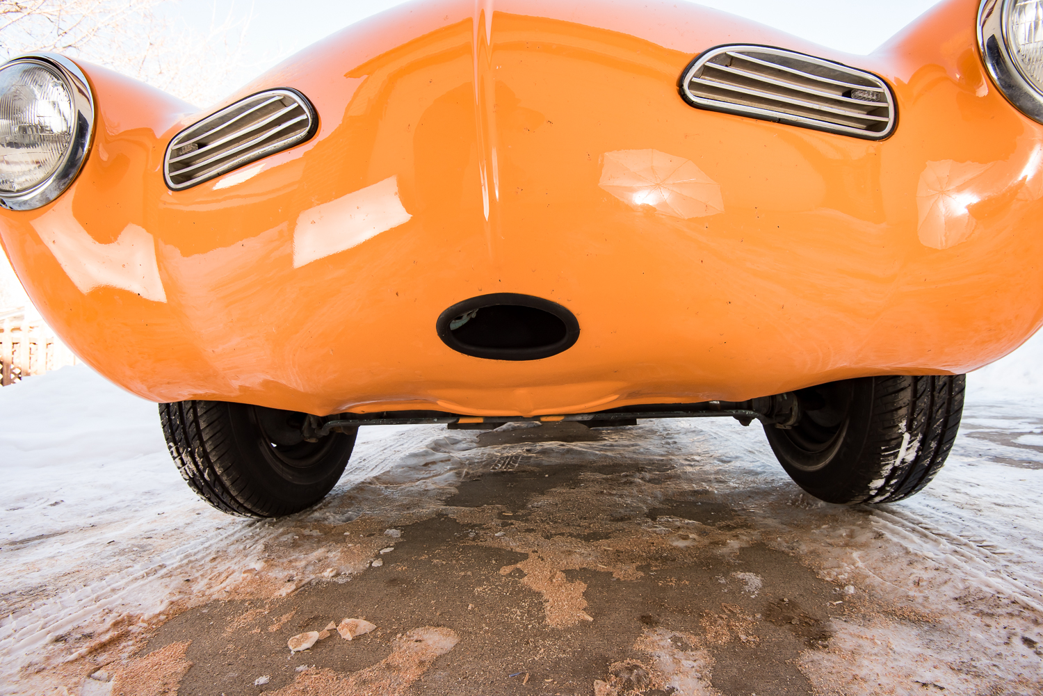 Amber Orange 1973 Volkswagen Karmann Ghia