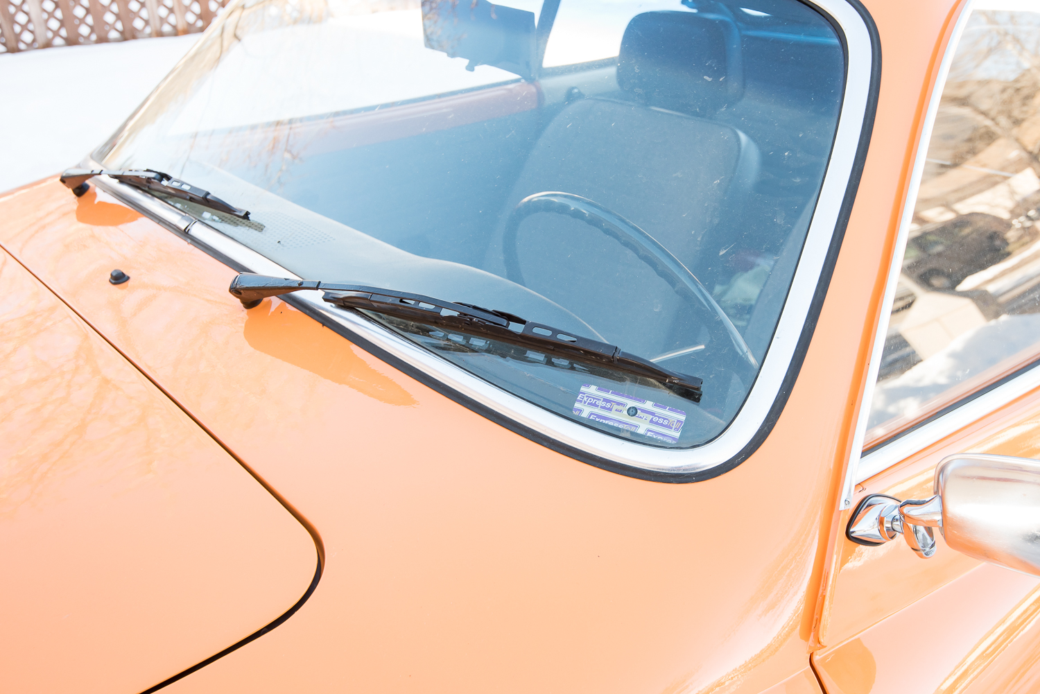 Amber Orange 1973 Volkswagen Karmann Ghia