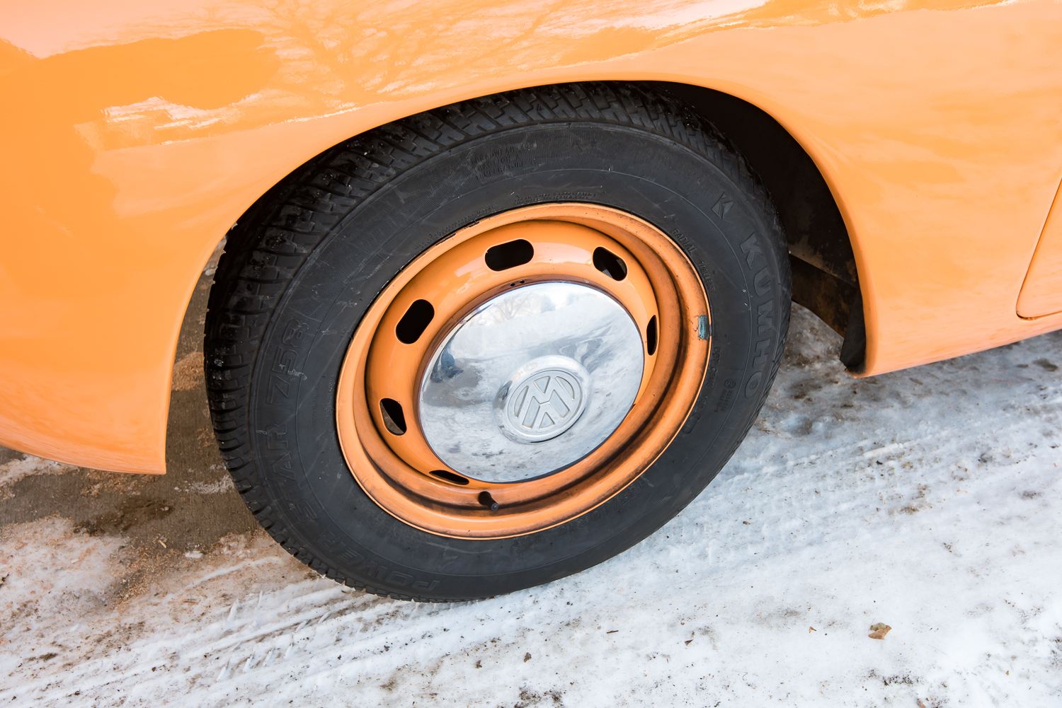 Amber Orange 1973 Volkswagen Karmann Ghia