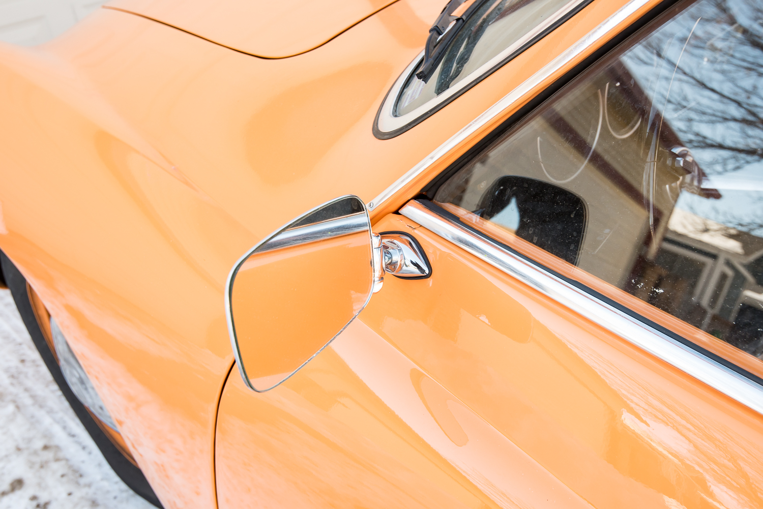 Amber Orange 1973 Volkswagen Karmann Ghia