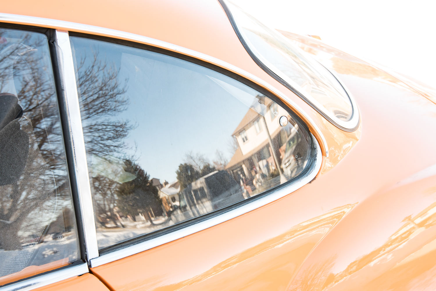 Amber Orange 1973 Volkswagen Karmann Ghia