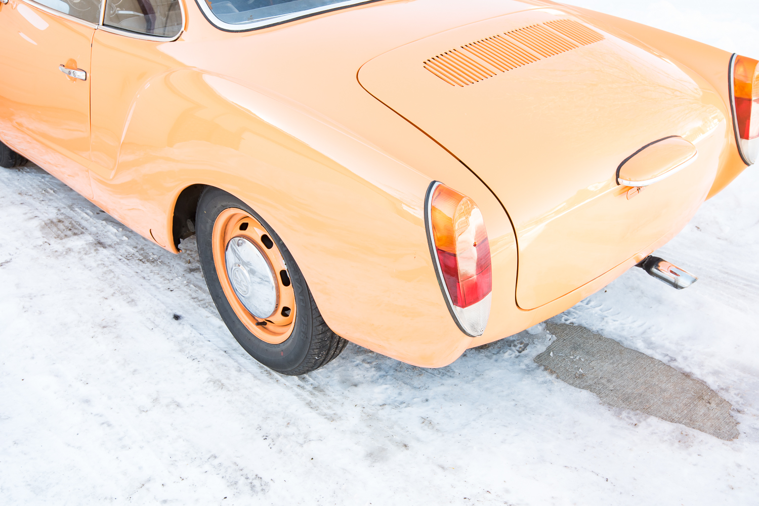 Amber Orange 1973 Volkswagen Karmann Ghia
