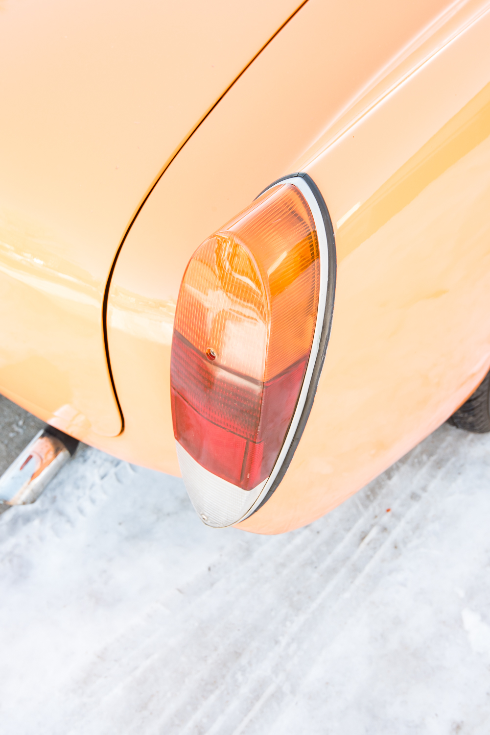 Amber Orange 1973 Volkswagen Karmann Ghia