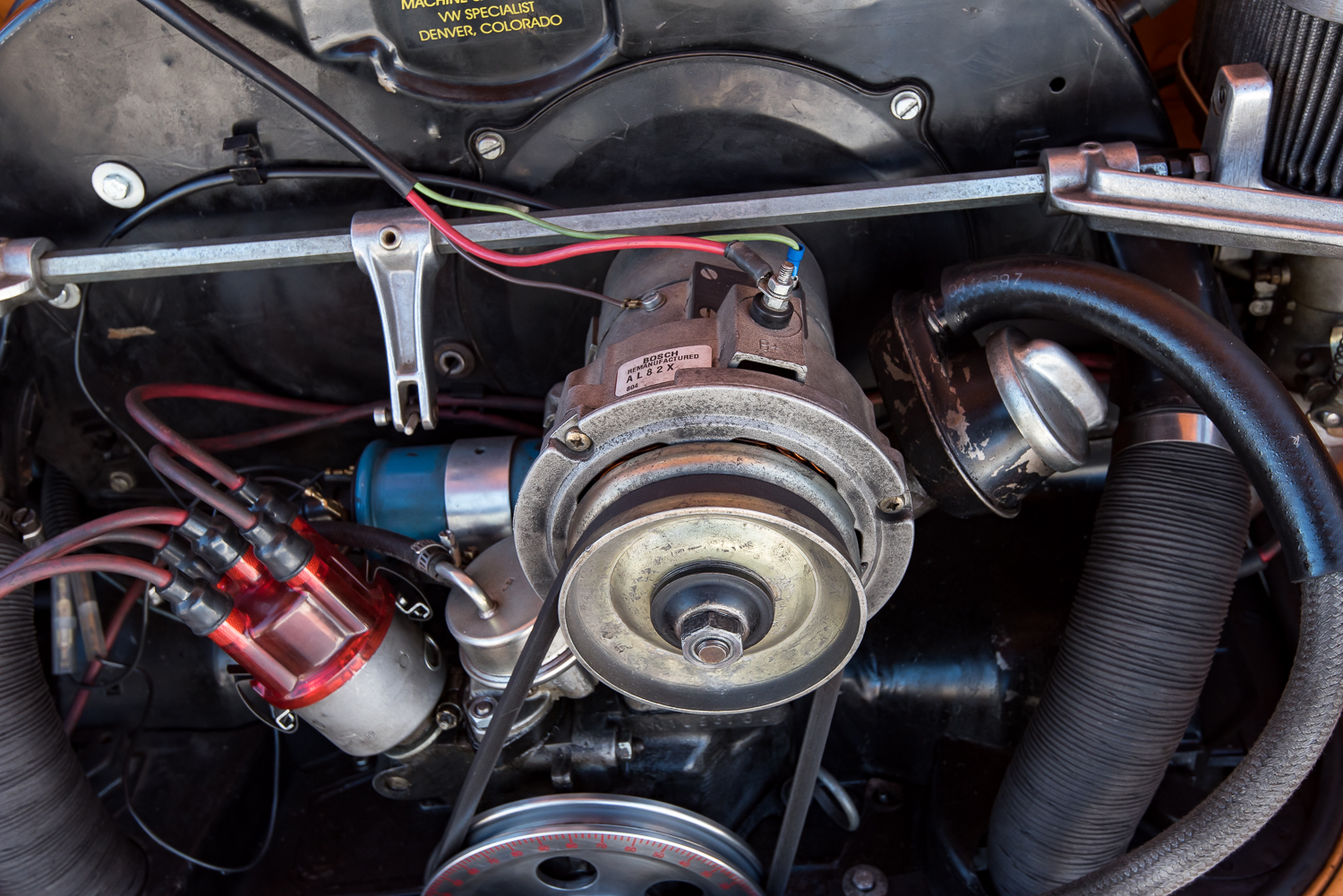 Amber Orange 1973 Volkswagen Karmann Ghia