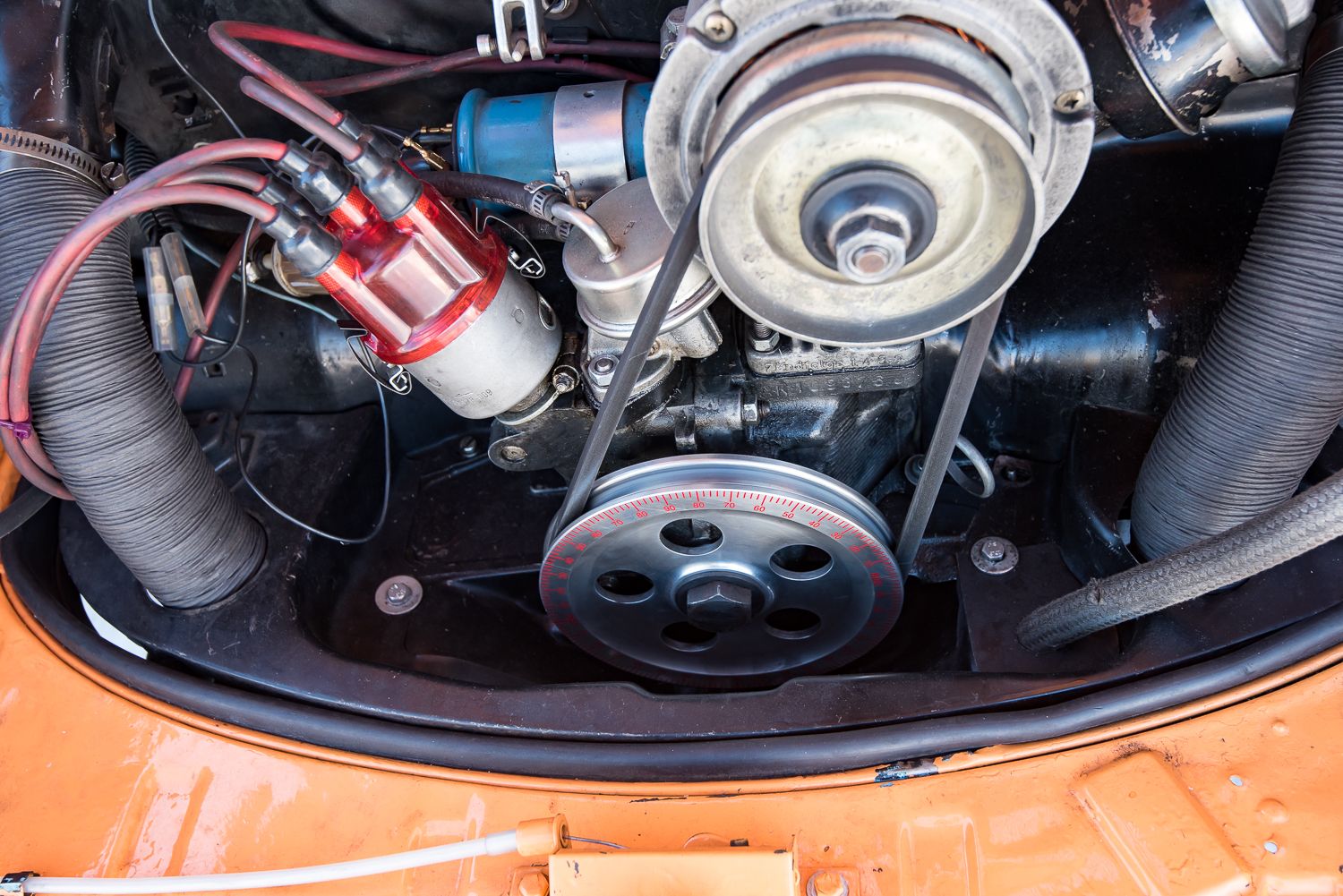 Amber Orange 1973 Volkswagen Karmann Ghia