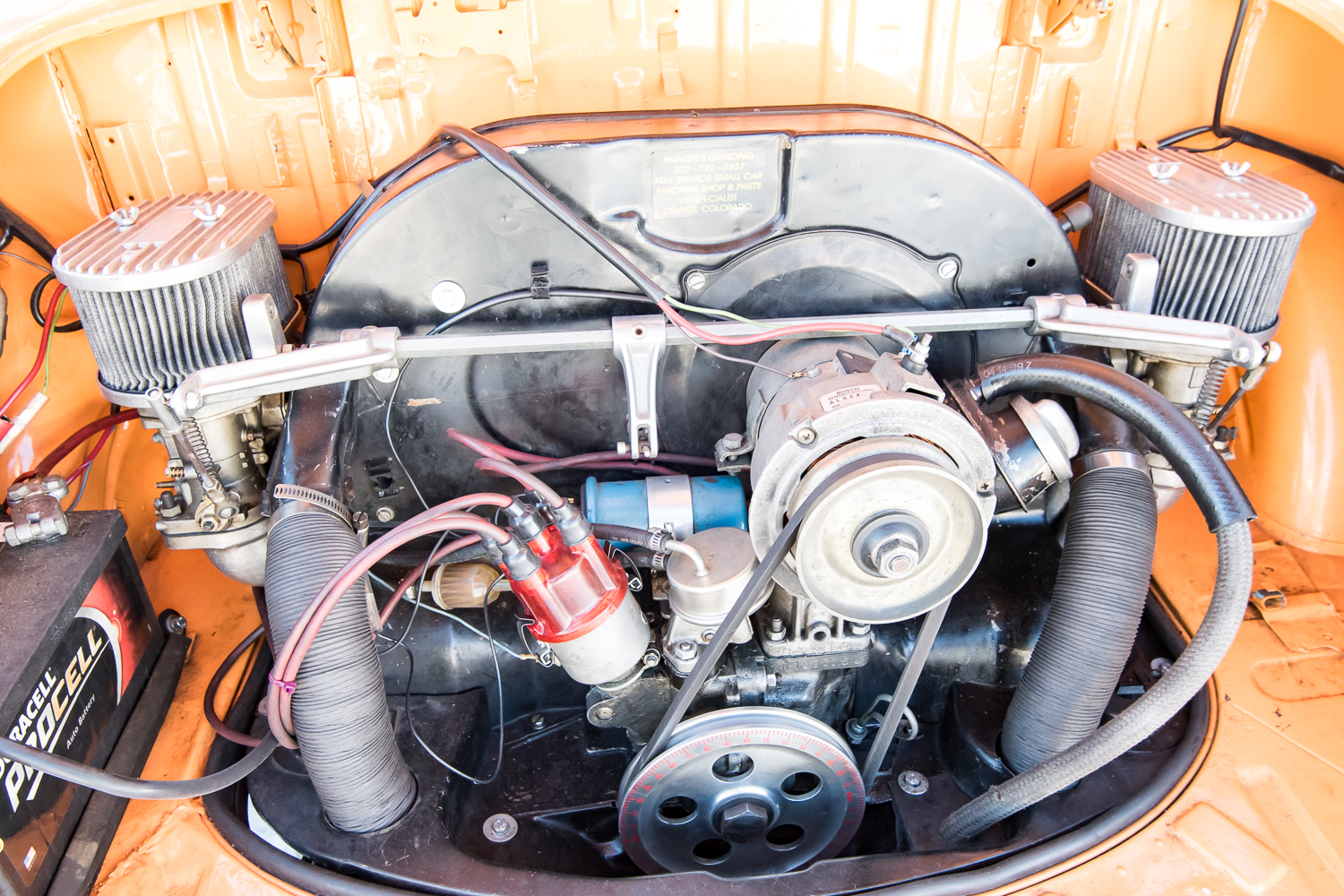 Amber Orange 1973 Volkswagen Karmann Ghia