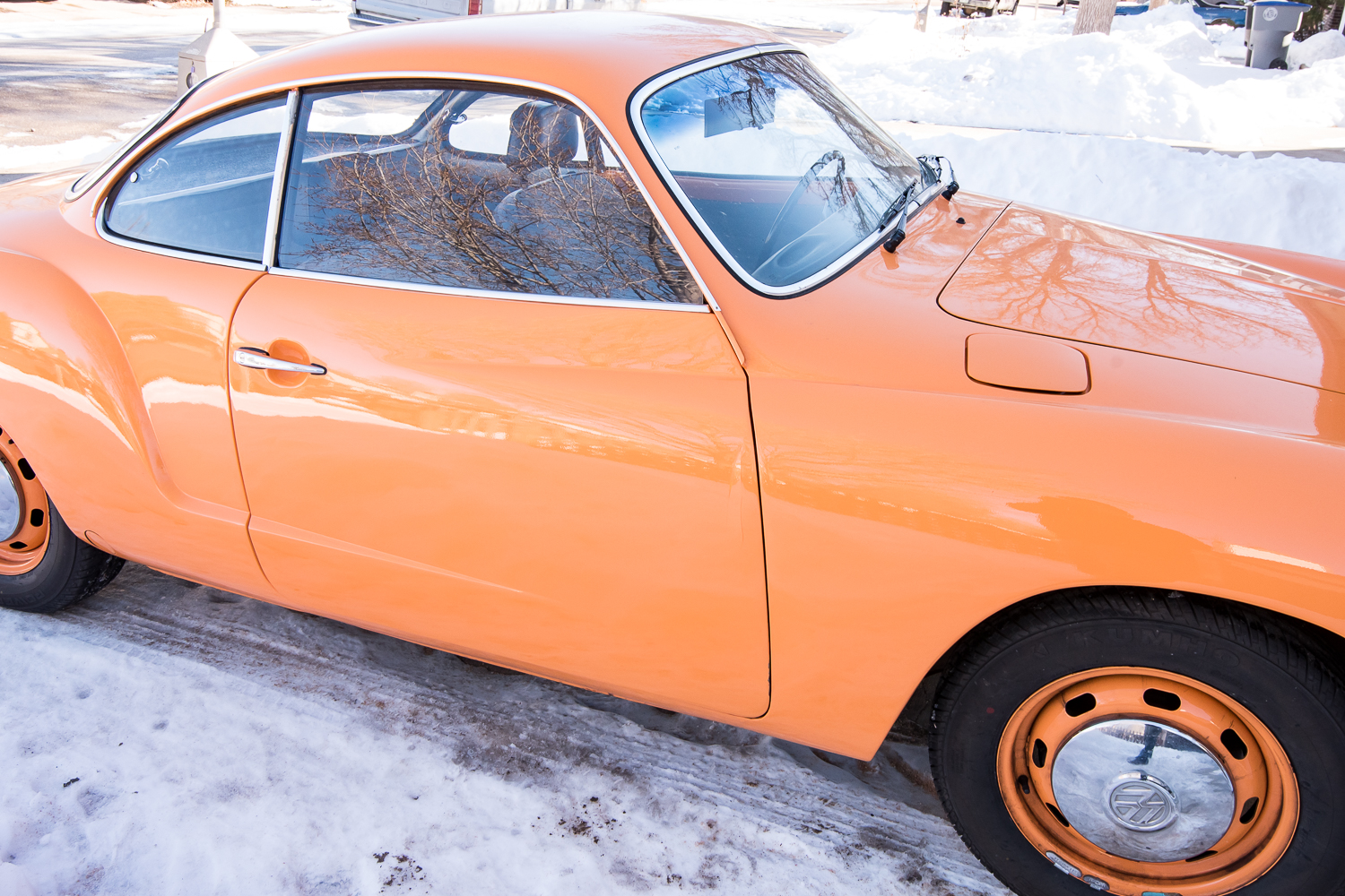 Amber Orange 1973 Volkswagen Karmann Ghia