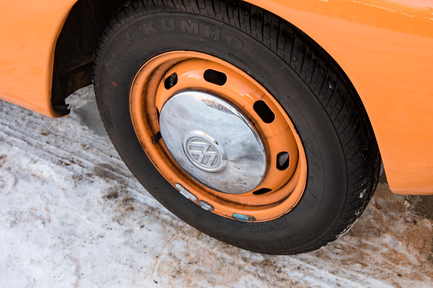 Amber Orange 1973 Volkswagen Karmann Ghia