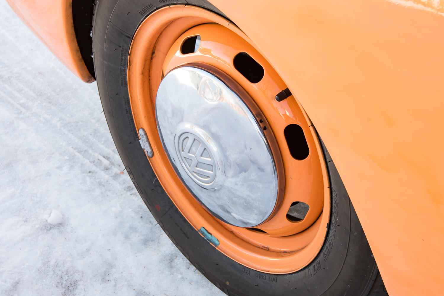 Amber Orange 1973 Volkswagen Karmann Ghia