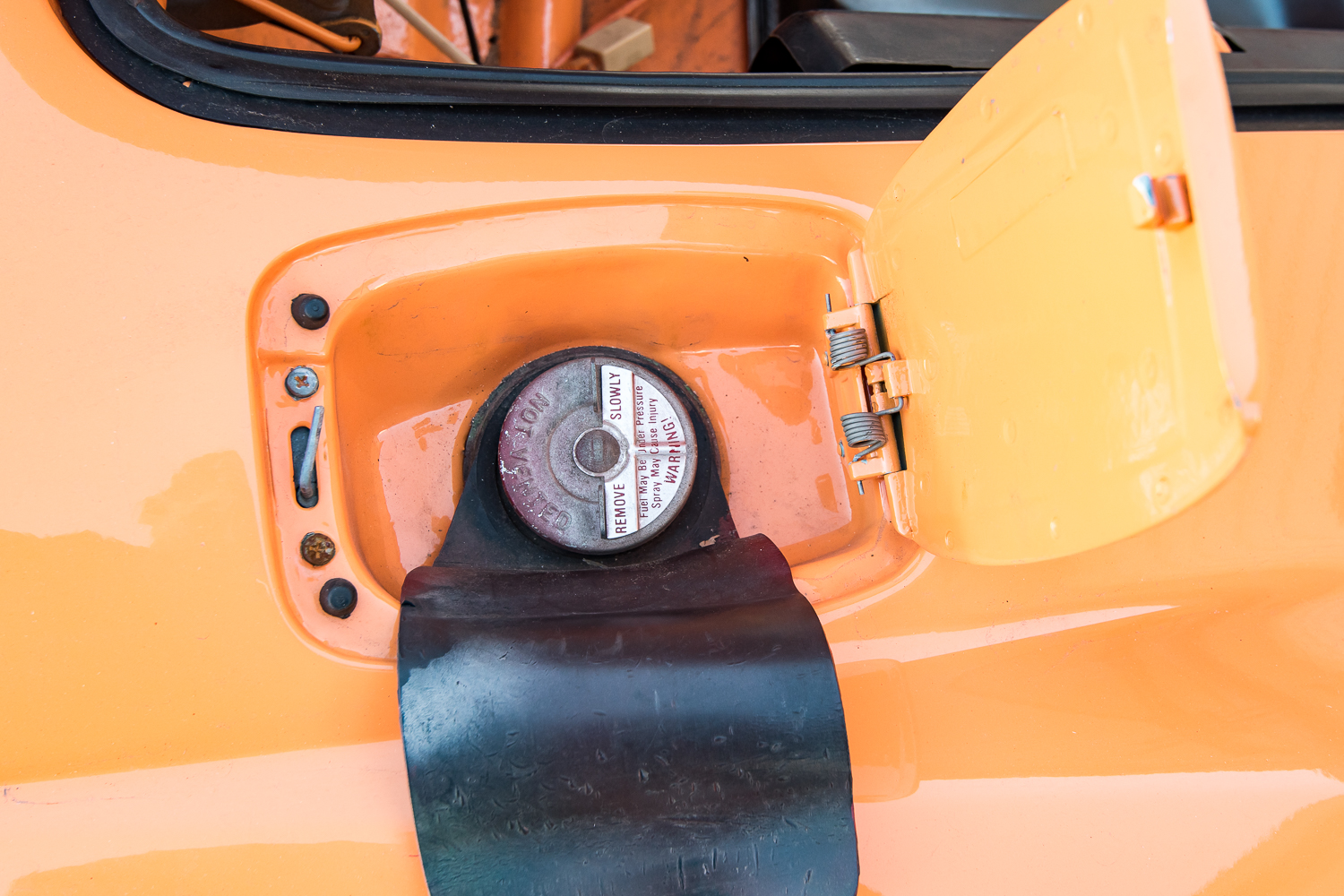 Amber Orange 1973 Volkswagen Karmann Ghia