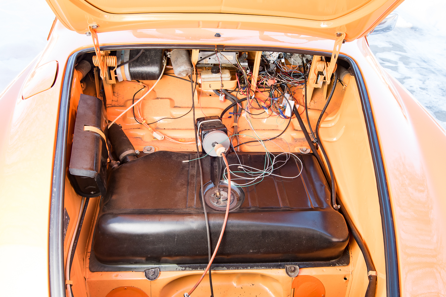 Amber Orange 1973 Volkswagen Karmann Ghia