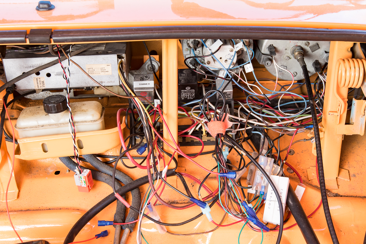 Amber Orange 1973 Volkswagen Karmann Ghia