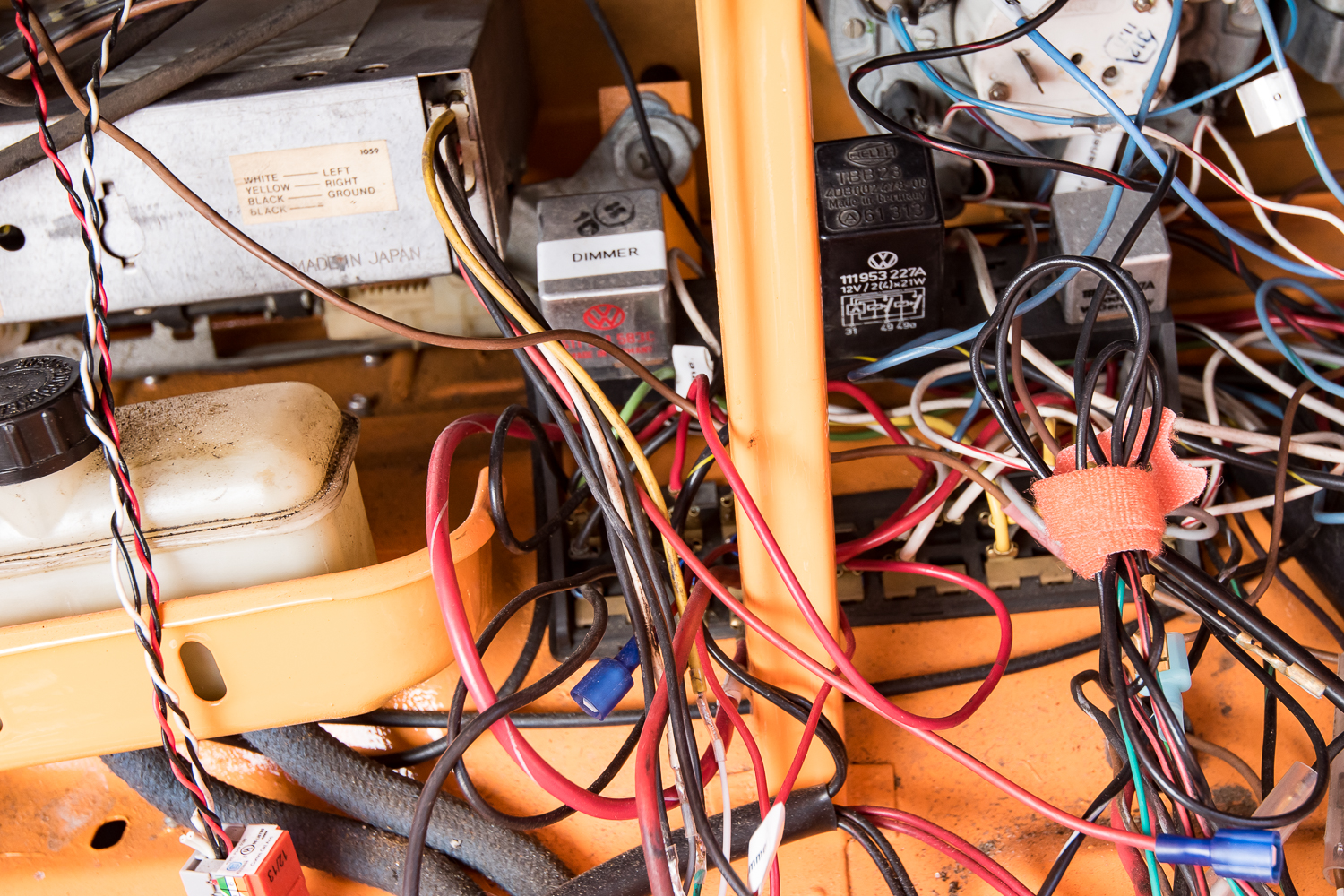 Amber Orange 1973 Volkswagen Karmann Ghia