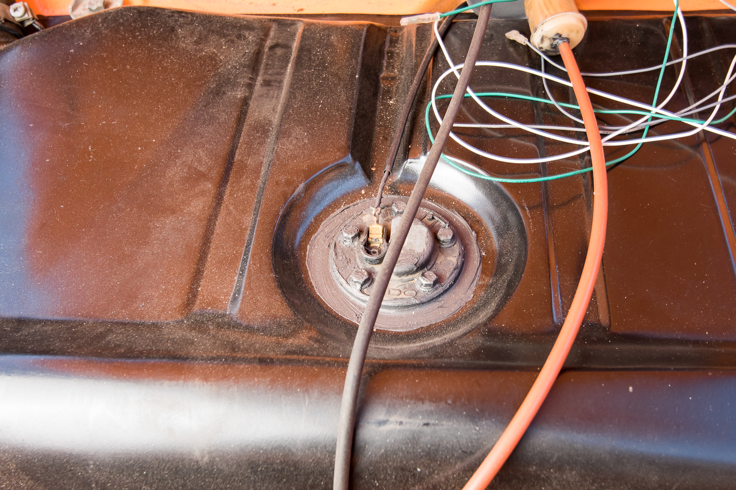 Amber Orange 1973 Volkswagen Karmann Ghia