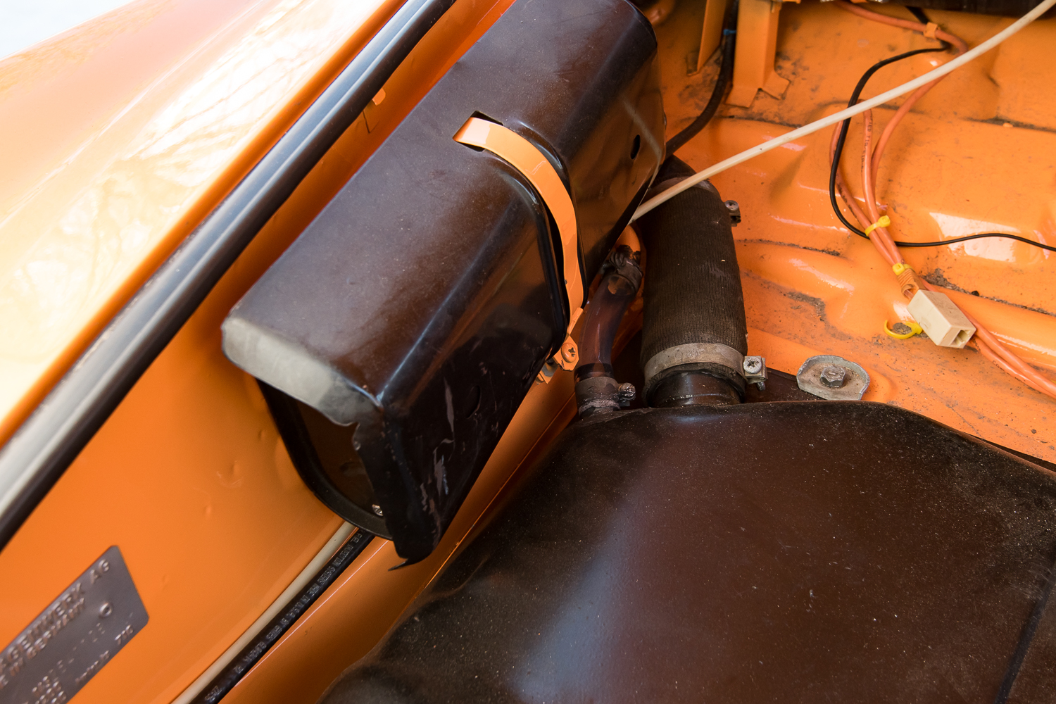 Amber Orange 1973 Volkswagen Karmann Ghia