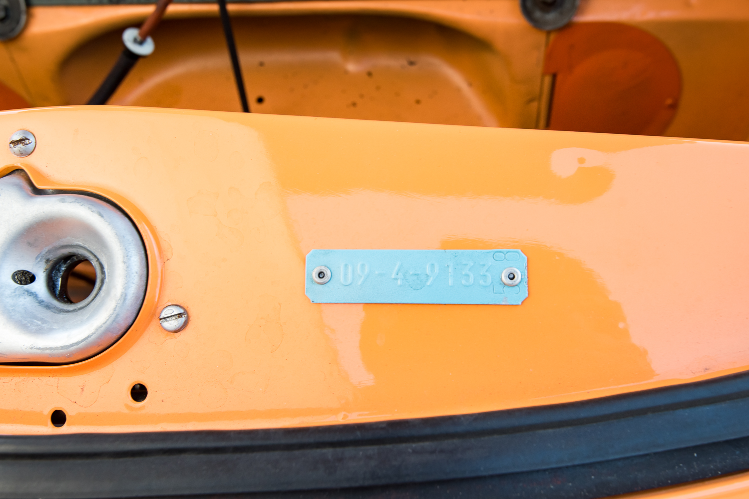 Amber Orange 1973 Volkswagen Karmann Ghia