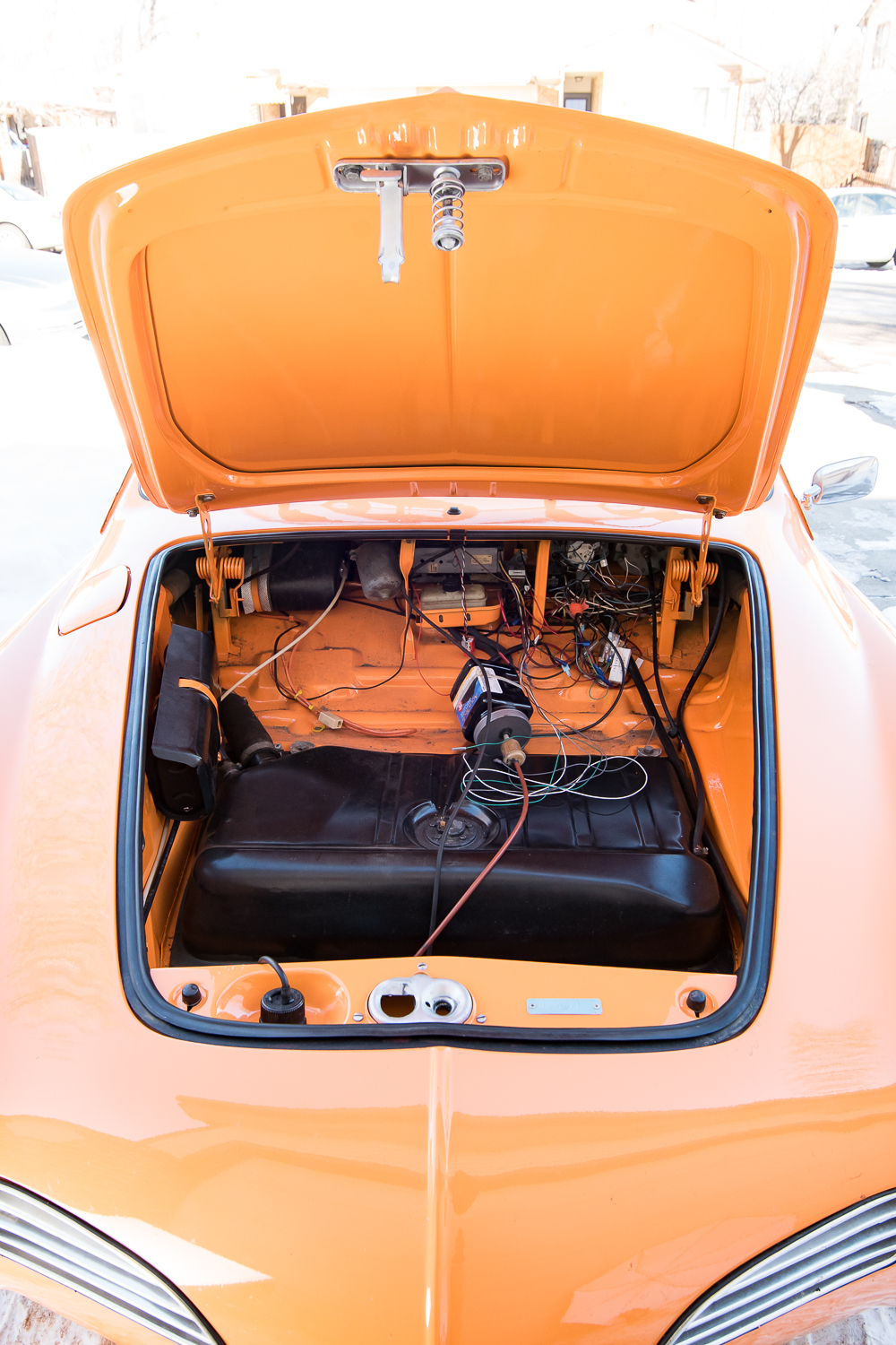 Amber Orange 1973 Volkswagen Karmann Ghia