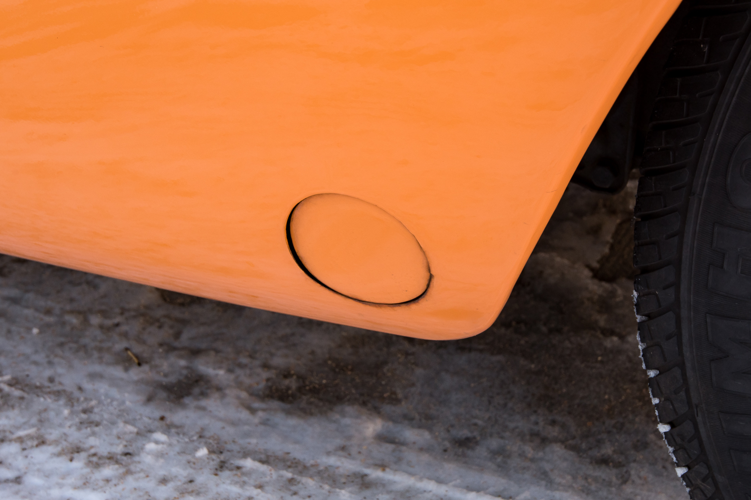 Amber Orange 1973 Volkswagen Karmann Ghia