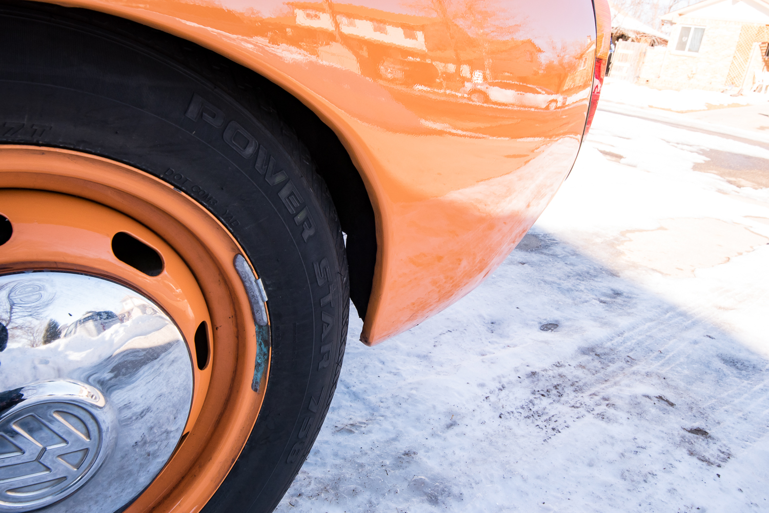 Amber Orange 1973 Volkswagen Karmann Ghia