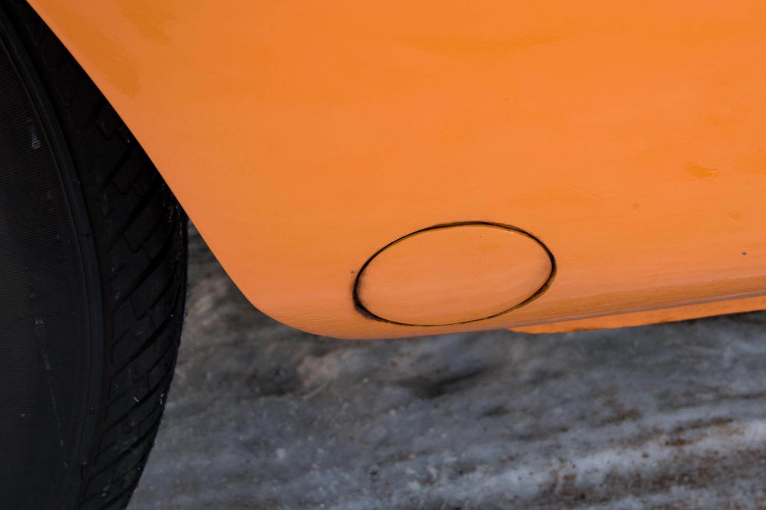 Amber Orange 1973 Volkswagen Karmann Ghia