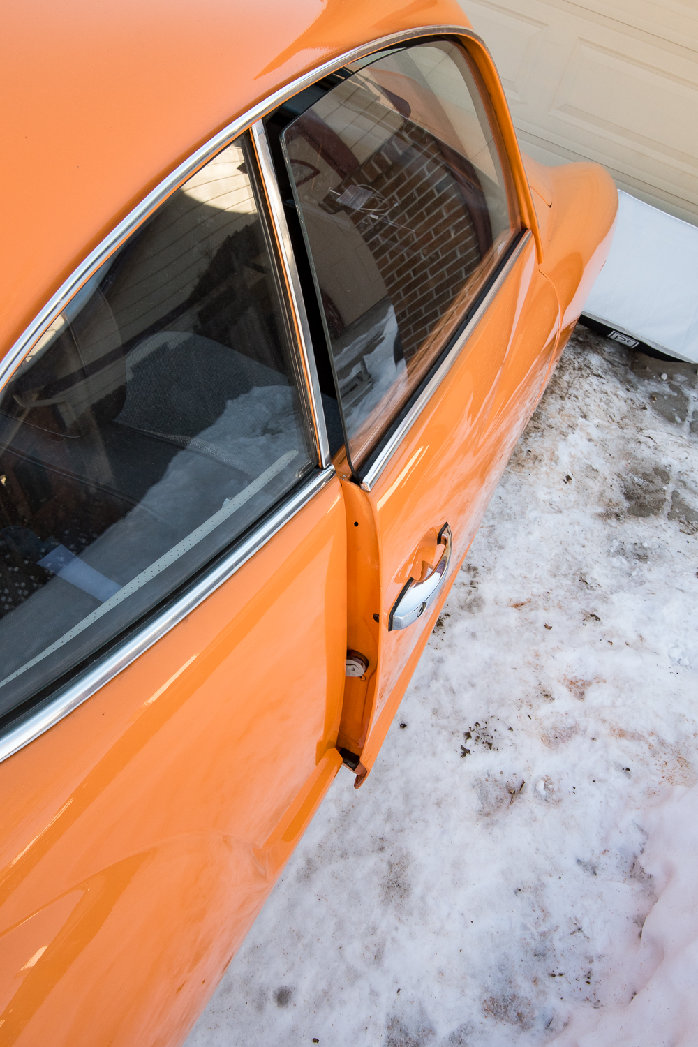 Amber Orange 1973 Volkswagen Karmann Ghia
