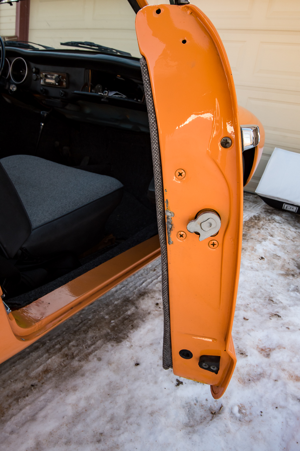 Amber Orange 1973 Volkswagen Karmann Ghia