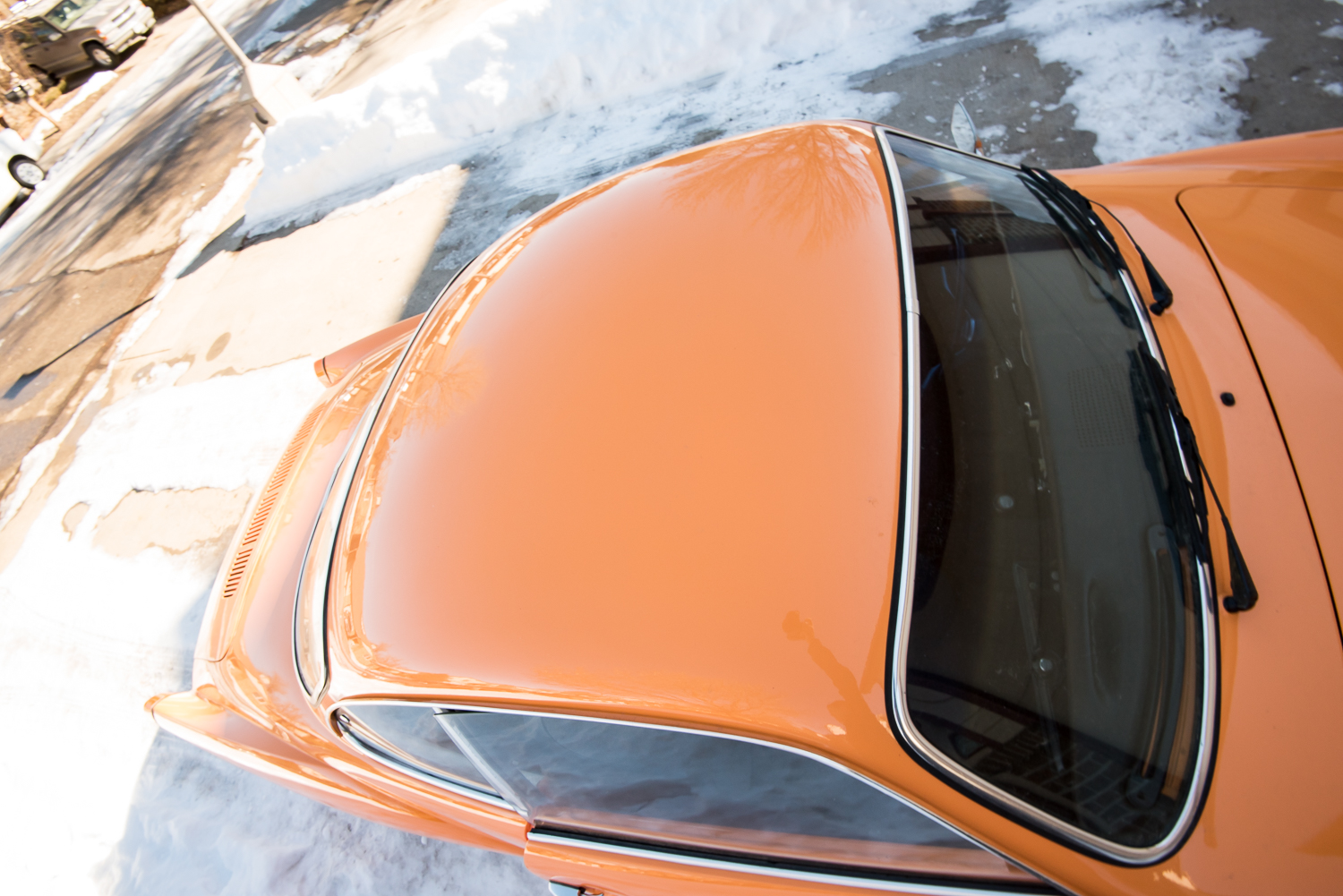 Amber Orange 1973 Volkswagen Karmann Ghia