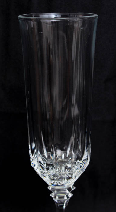 Group of Five Crystal Flutes