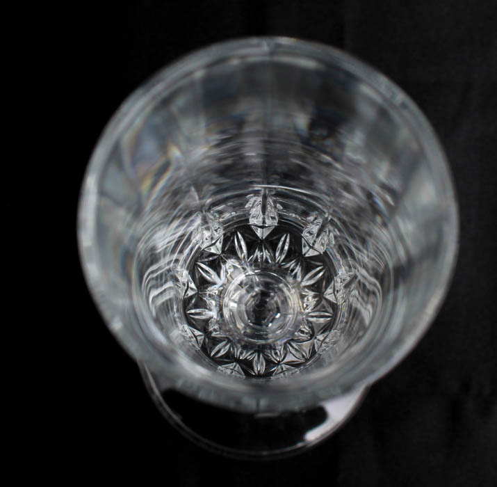 Group of Five Crystal Flutes