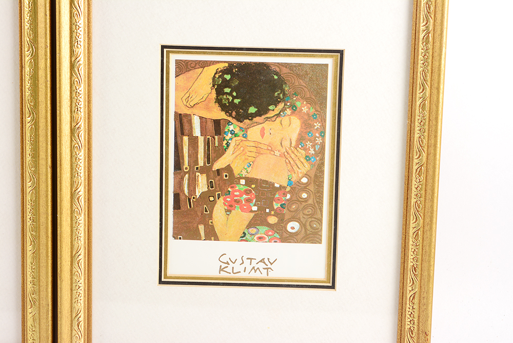 Gustav Klimt Photolithographic Framed Reproductions