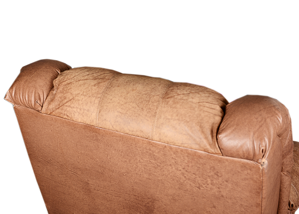 Bassett Brown Leather Recliner