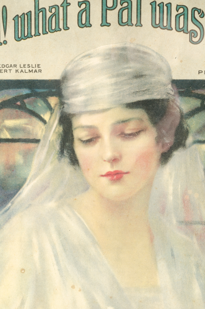 "Oh! what a Pal was Mary" Framed Sheet Music