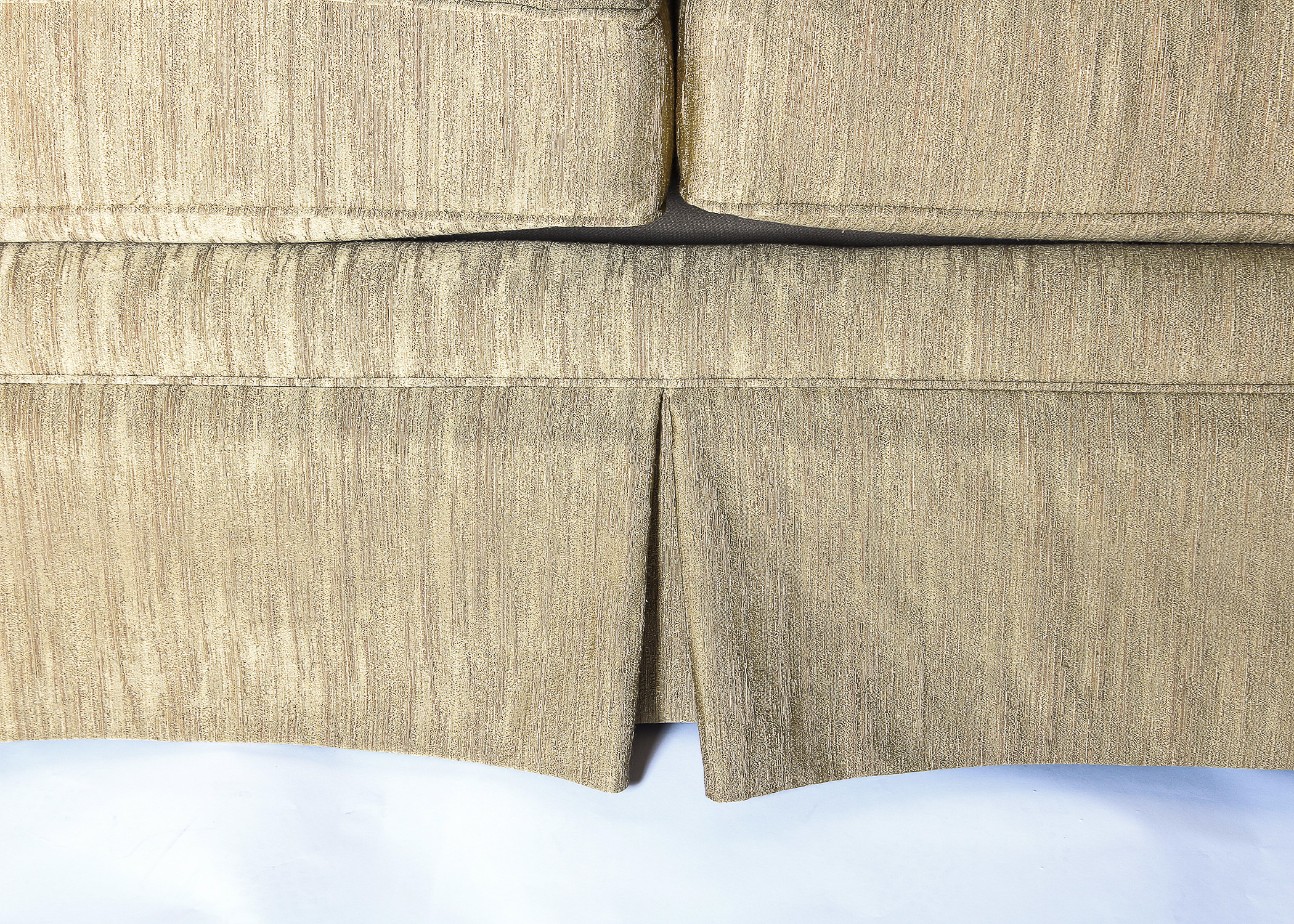 Henredon Gold Colored Sofa from Fireside Collection