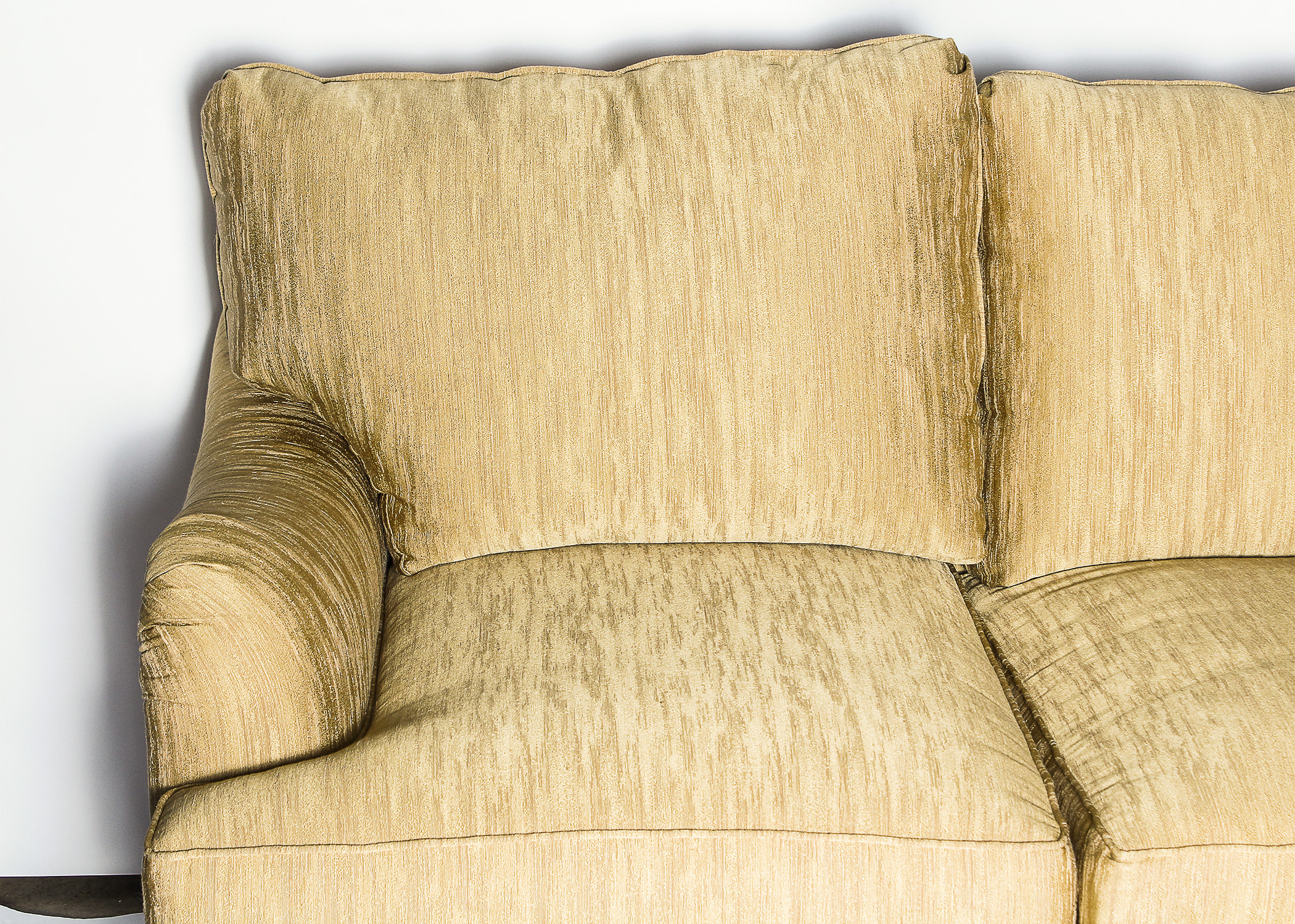 Henredon Gold Colored Sofa from Fireside Collection
