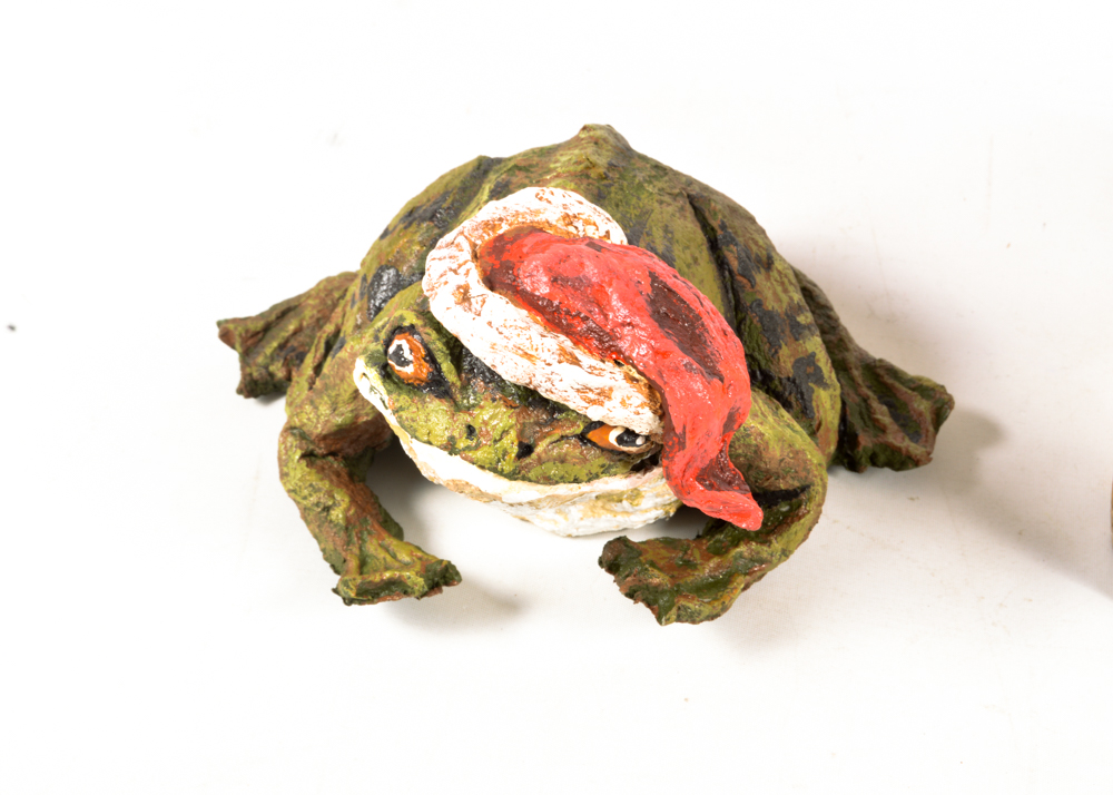 Original Gretchen Jones Painted Driftwood Santa Clauses