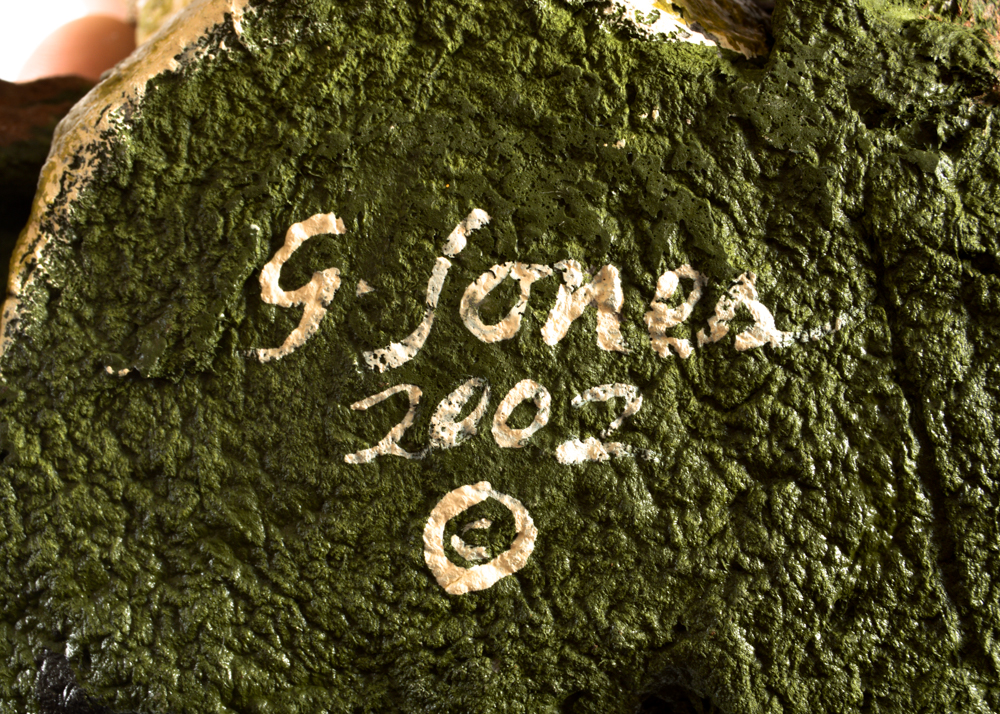 Original Gretchen Jones Painted Driftwood Santa Clauses