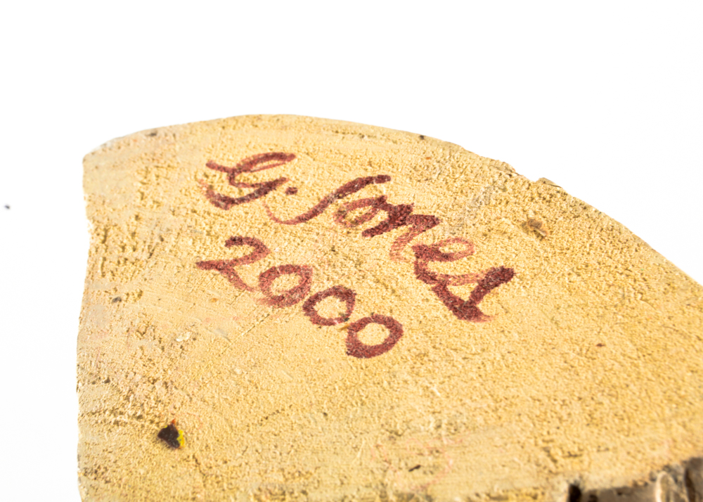 Original Gretchen Jones Painted Driftwood Santa Clauses