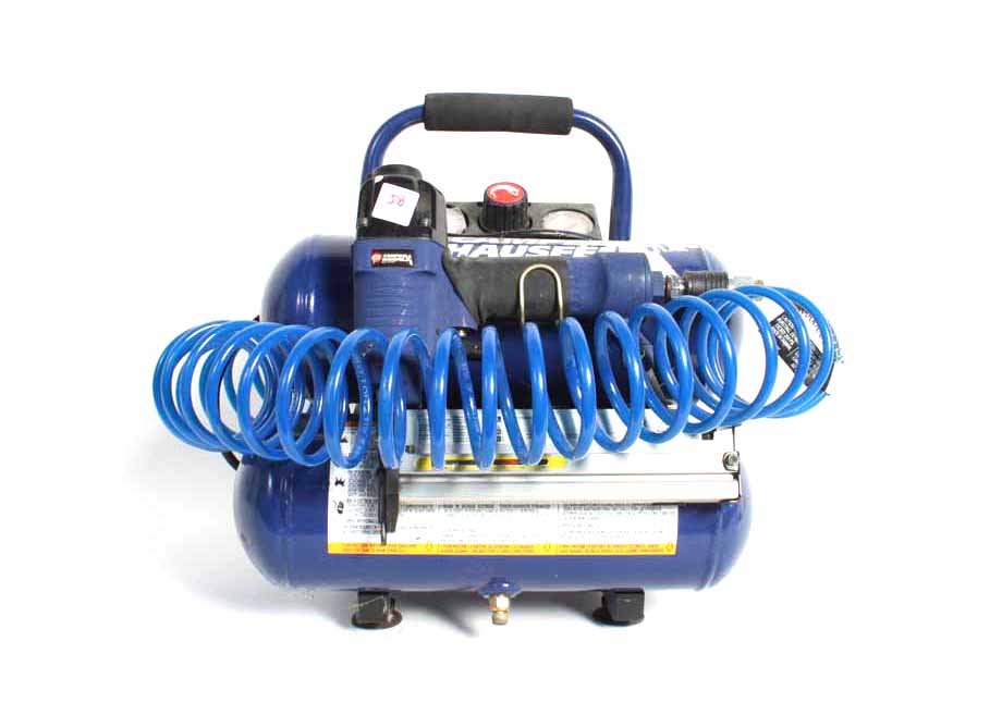 Campbell Hausfeld Air Compressor 2-in-1 Brad Nailer and Stapler