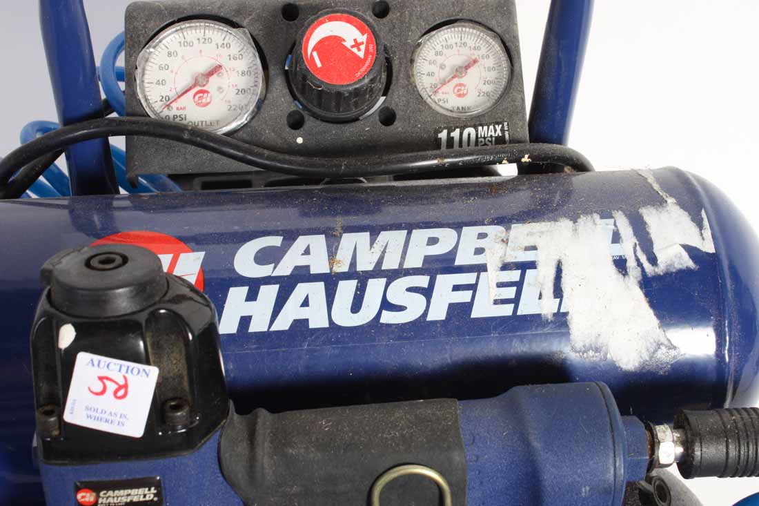 Campbell Hausfeld Air Compressor 2-in-1 Brad Nailer and Stapler
